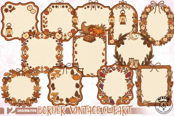 Download Border Vintage Clipart PNG - Clipart Collection