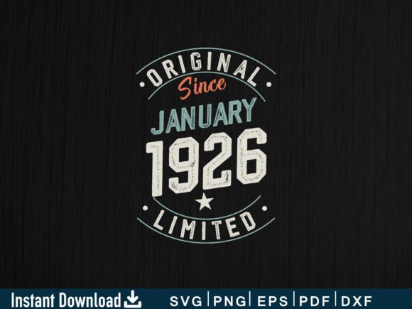 Download January 1926 Funny Gifts 100th Birthday - January Collection