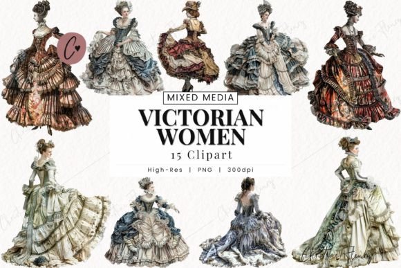 Download Victorian Woman Clipart, Vintage Clipart - Clipart Collection