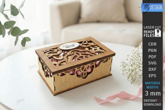 Download Mother's Day Gift Box Laser Cut | CNC - Mother's day gift Collection
