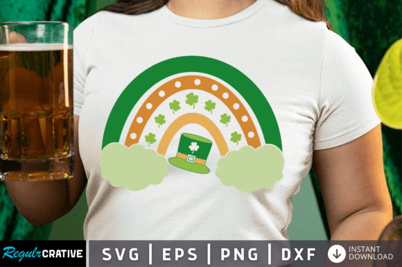 Download St.patrick's Rainbow Clipart Svg Design - Clipart Collection