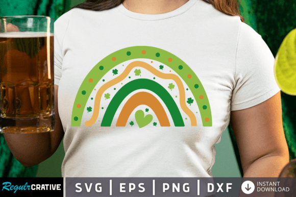 Download St.patrick's Rainbow Clipart Svg Design - Clipart Collection