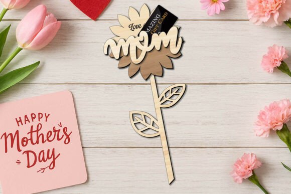 Download SVG Mom Sunflower Mother's Day Gift Card - Mother's day gift Collection